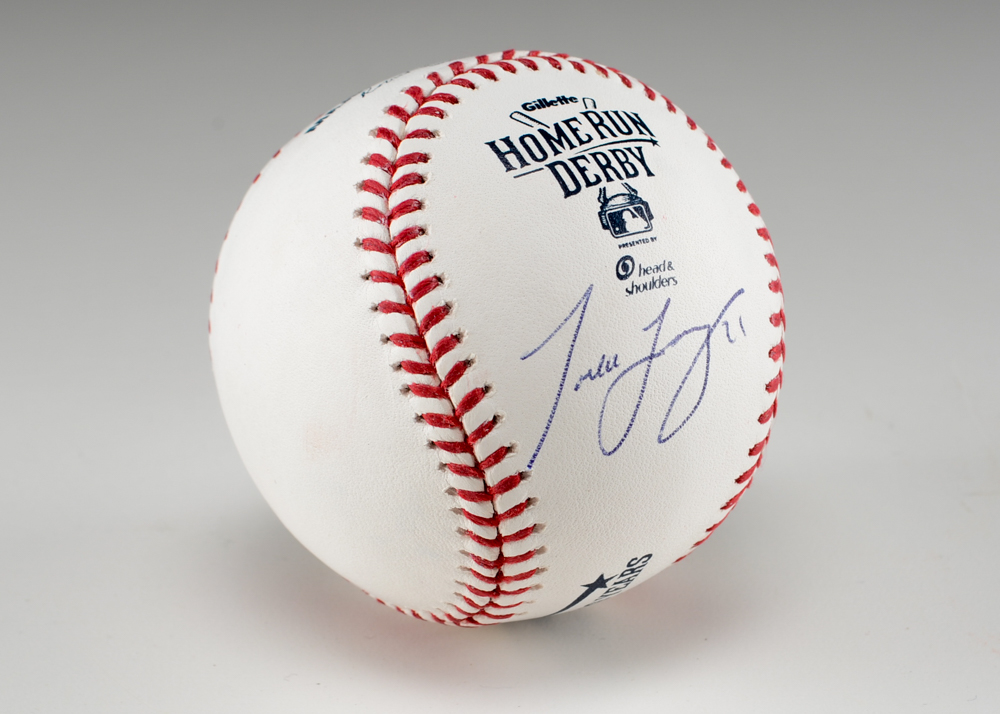 Todd Frazier Signed Home Run Derby Baseball  COA