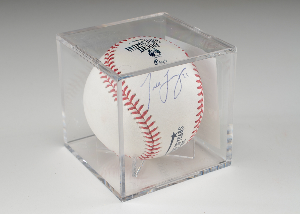 Todd Frazier Signed Home Run Derby Baseball  COA