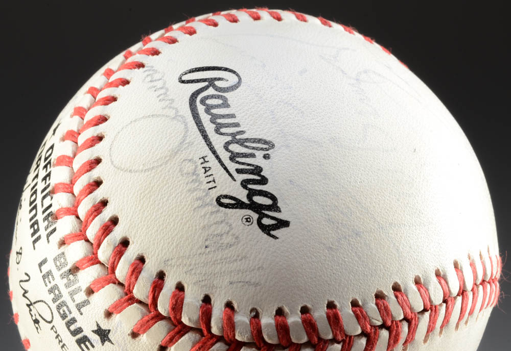 1989 Reds Team Signed Baseball