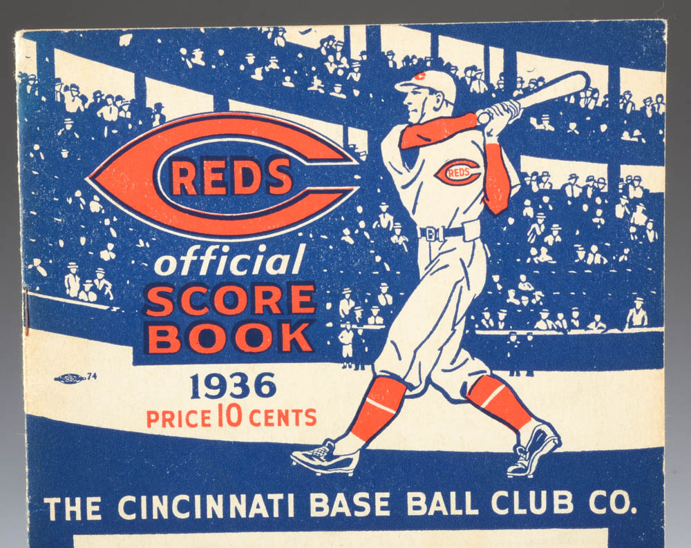 1936 Cincinnati Reds Official Score Book