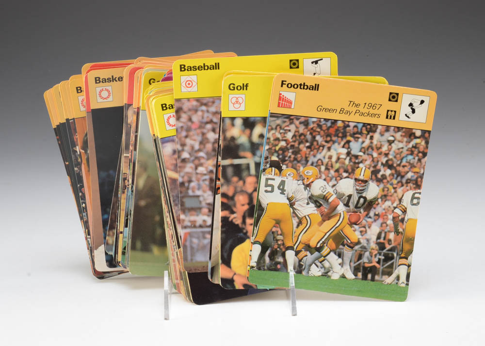 Over Two Hundred 1977/1978 Sportscasters Cards With Stars