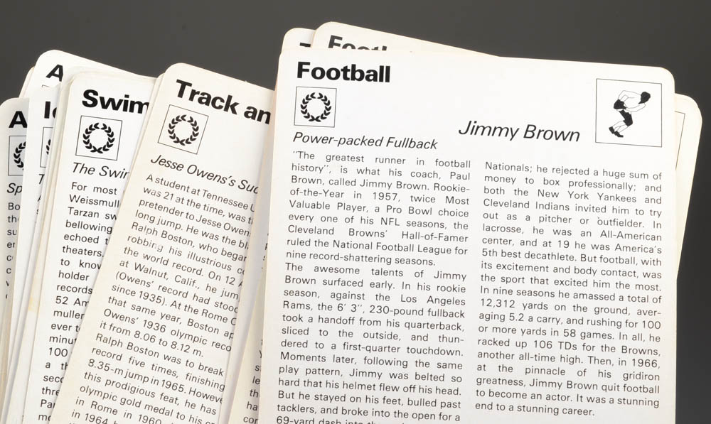 Over Two Hundred 1977/1978 Sportscasters Cards With Stars