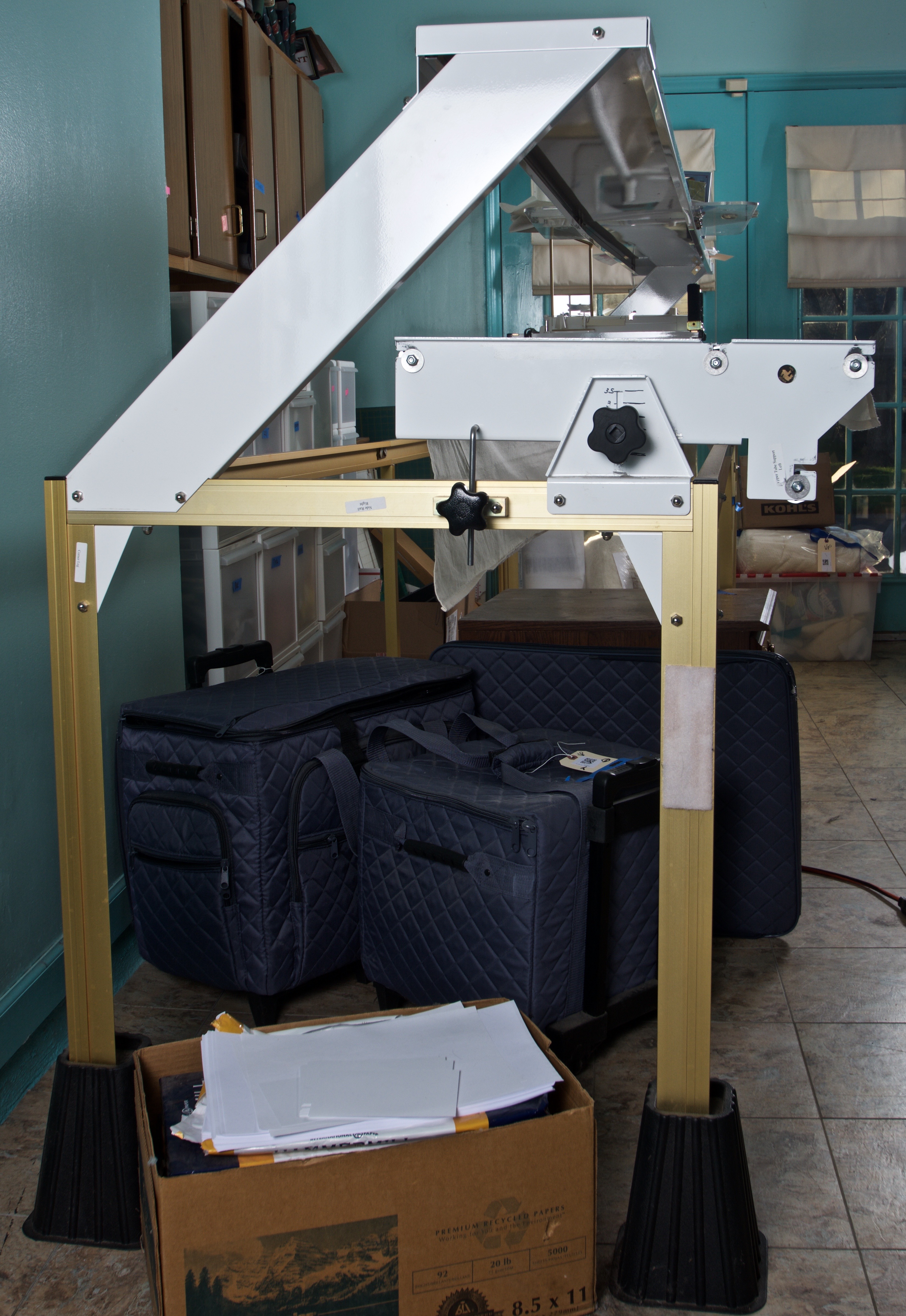 New Joy Quilting Frame with Brother Sewing Machine