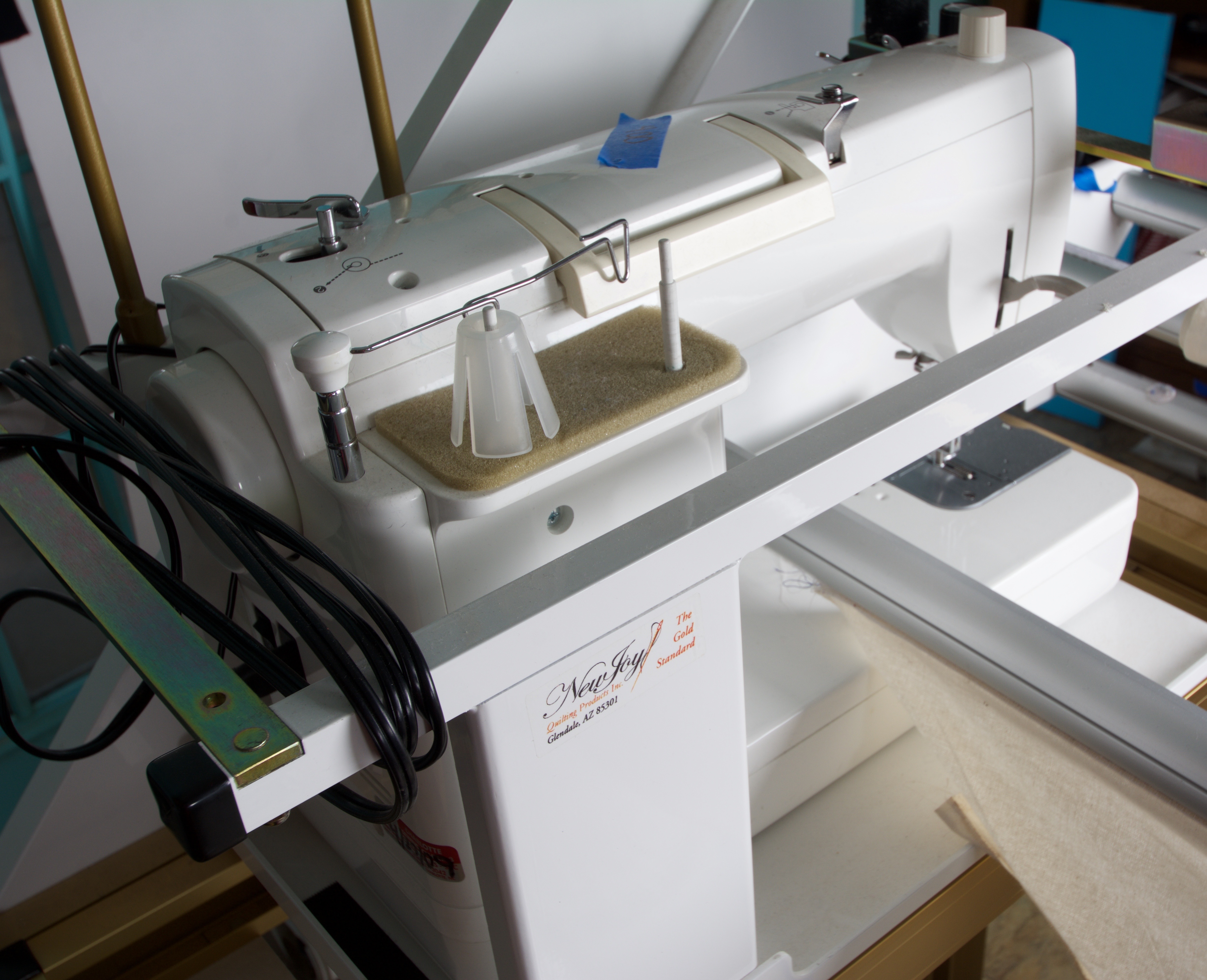 New Joy Quilting Frame with Brother Sewing Machine