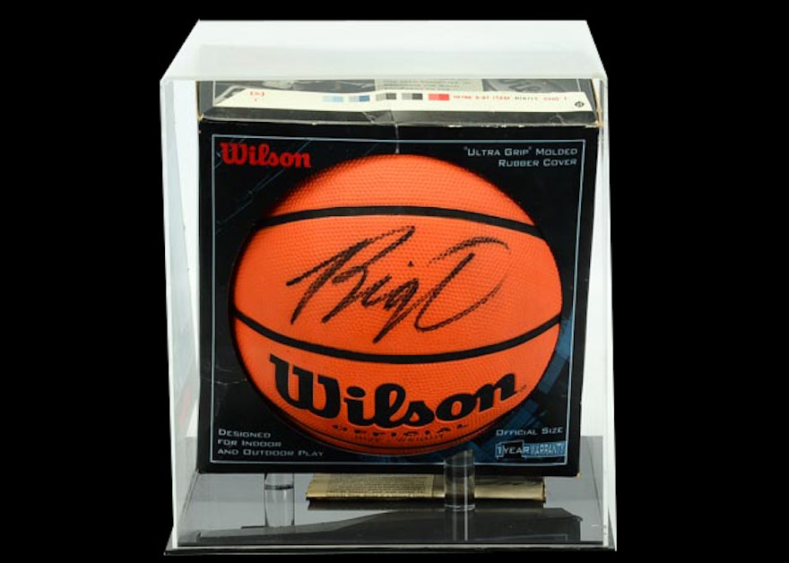 Oscar Robertson Signed Basketball with Case