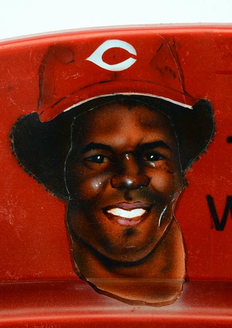 Ken Griffey Signed Riverfront Seatback with Airbrush Art