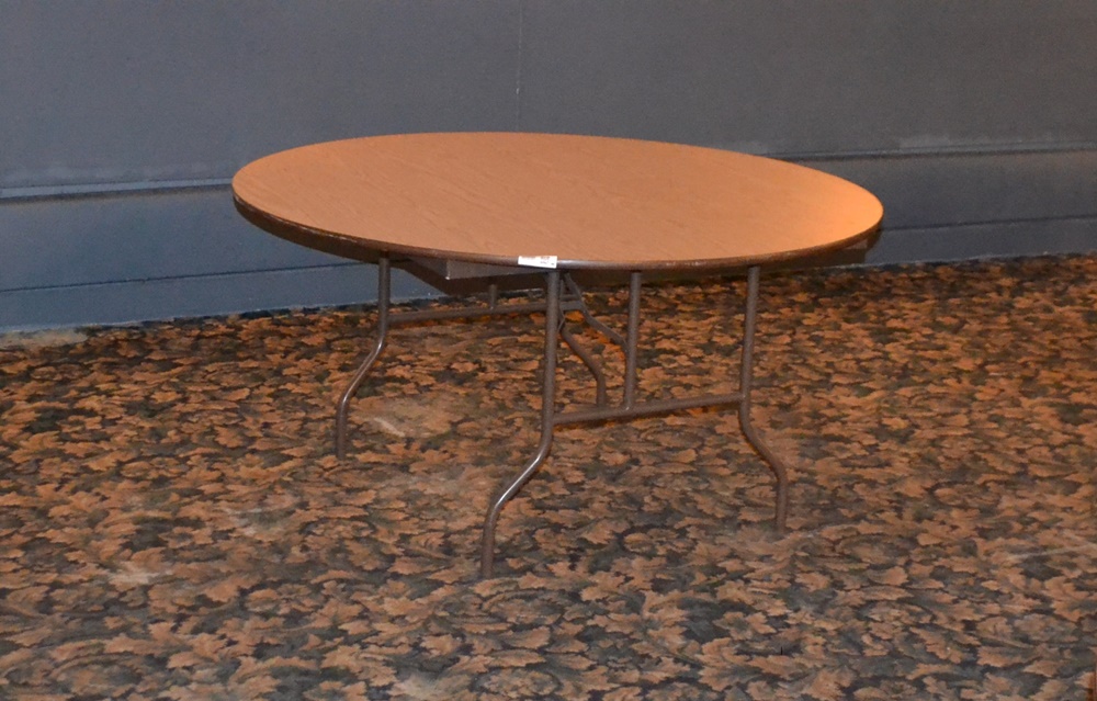 Six 60" Round Banquet Tables