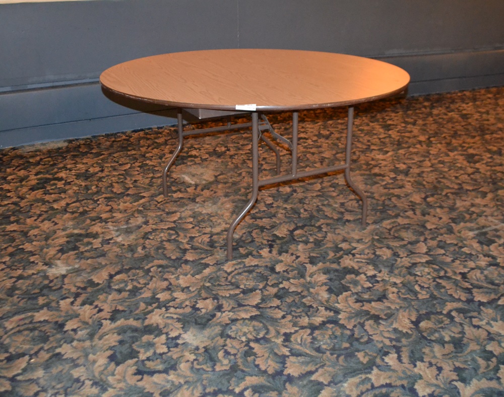 Six 60" Round Banquet Tables