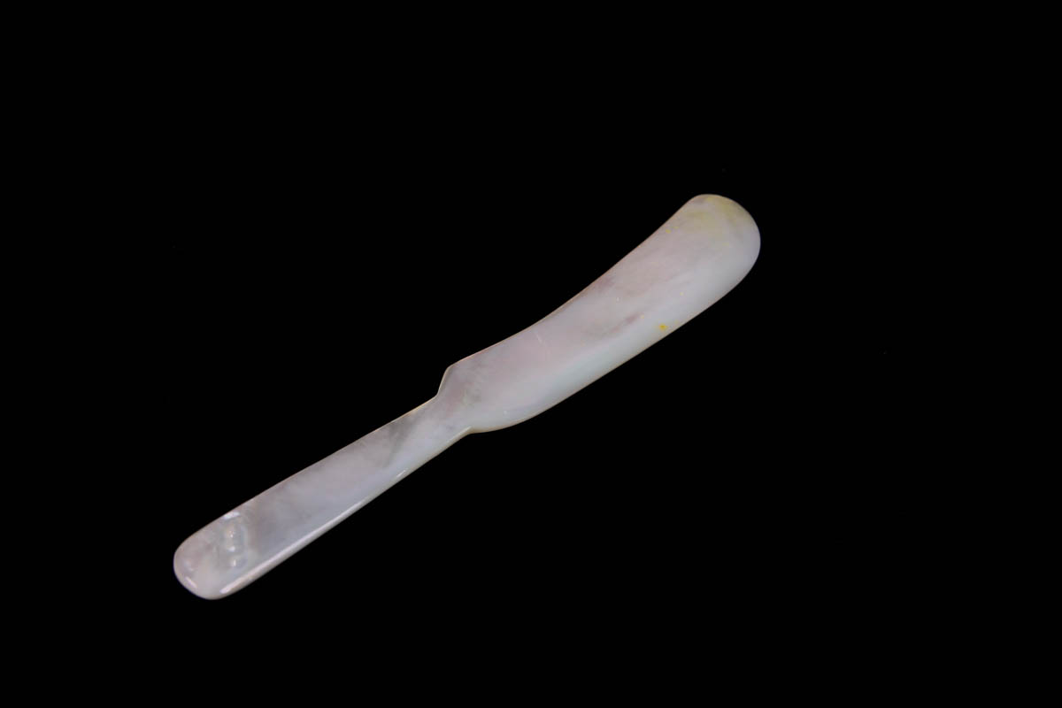 Cousins and Sons Bone Handled Fish Set and Shell Caviar Knives