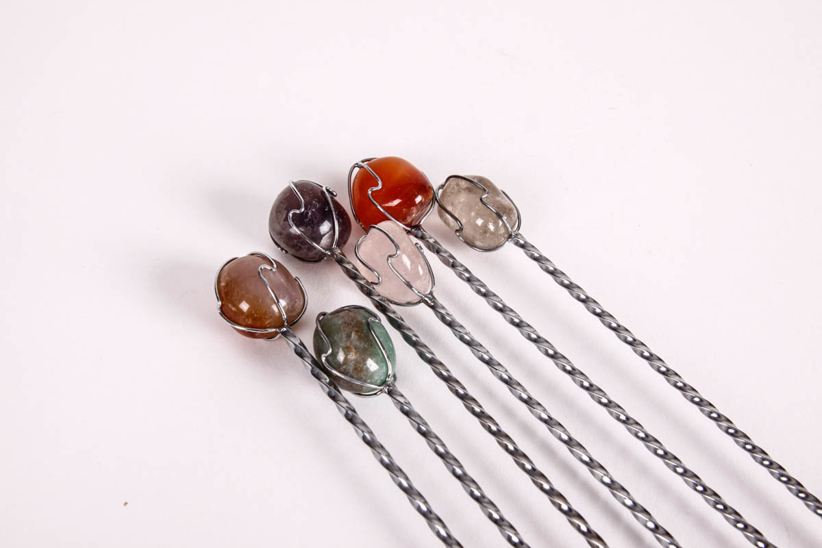 Collection of Marble and Stone Decorative Items