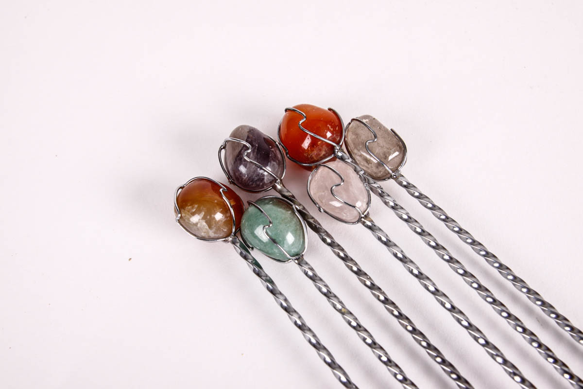 Collection of Marble and Stone Decorative Items