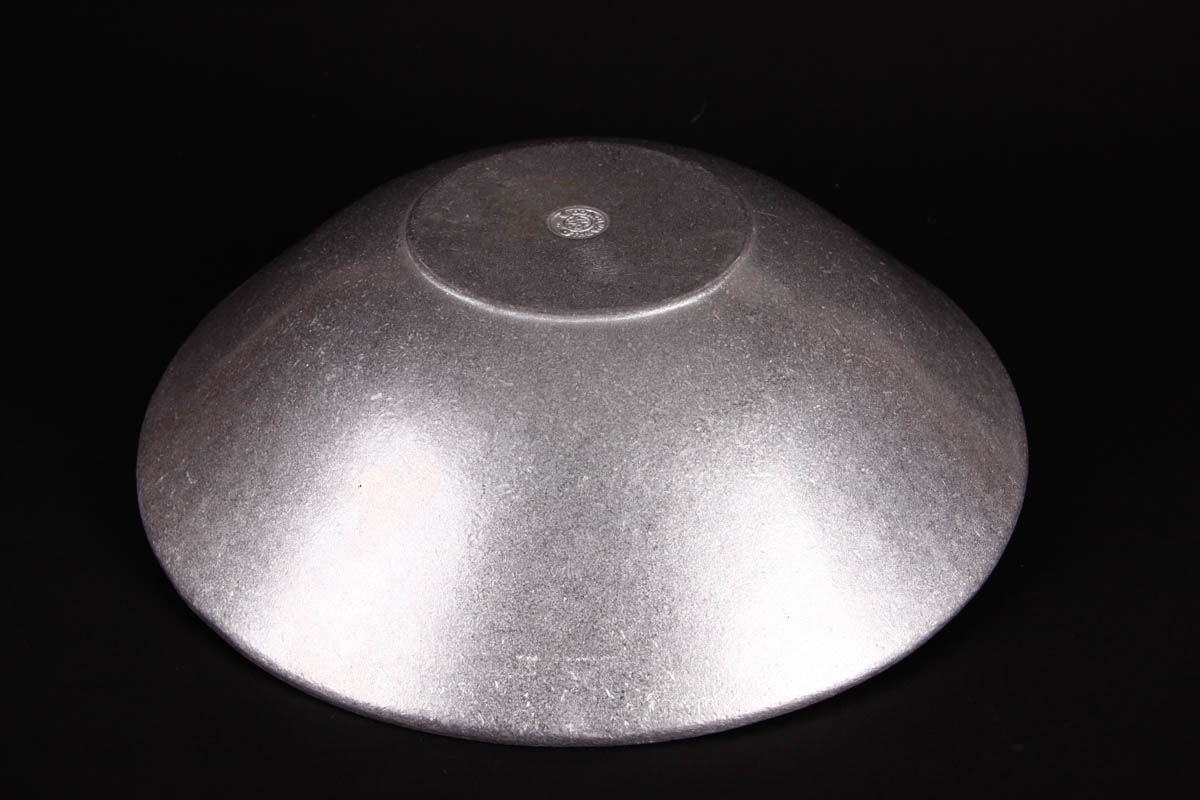 Pewter Platter, Bowl and Stainless Pot