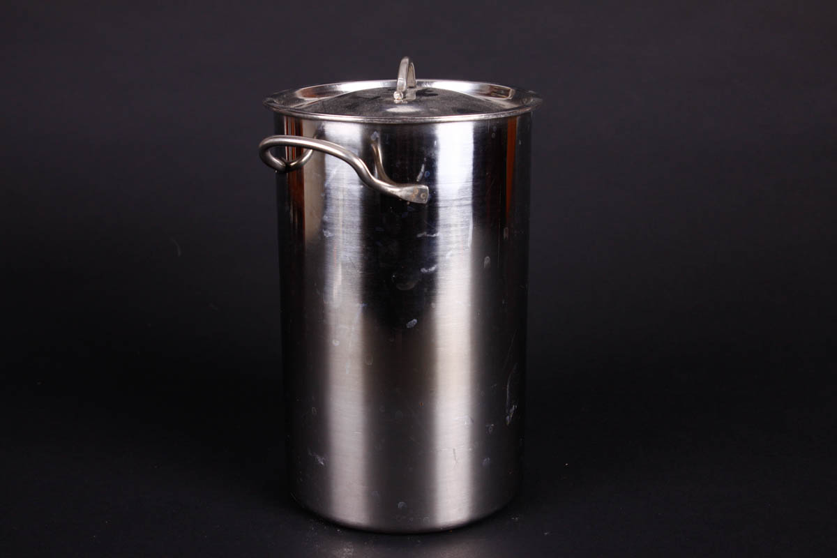 Pewter Platter, Bowl and Stainless Pot