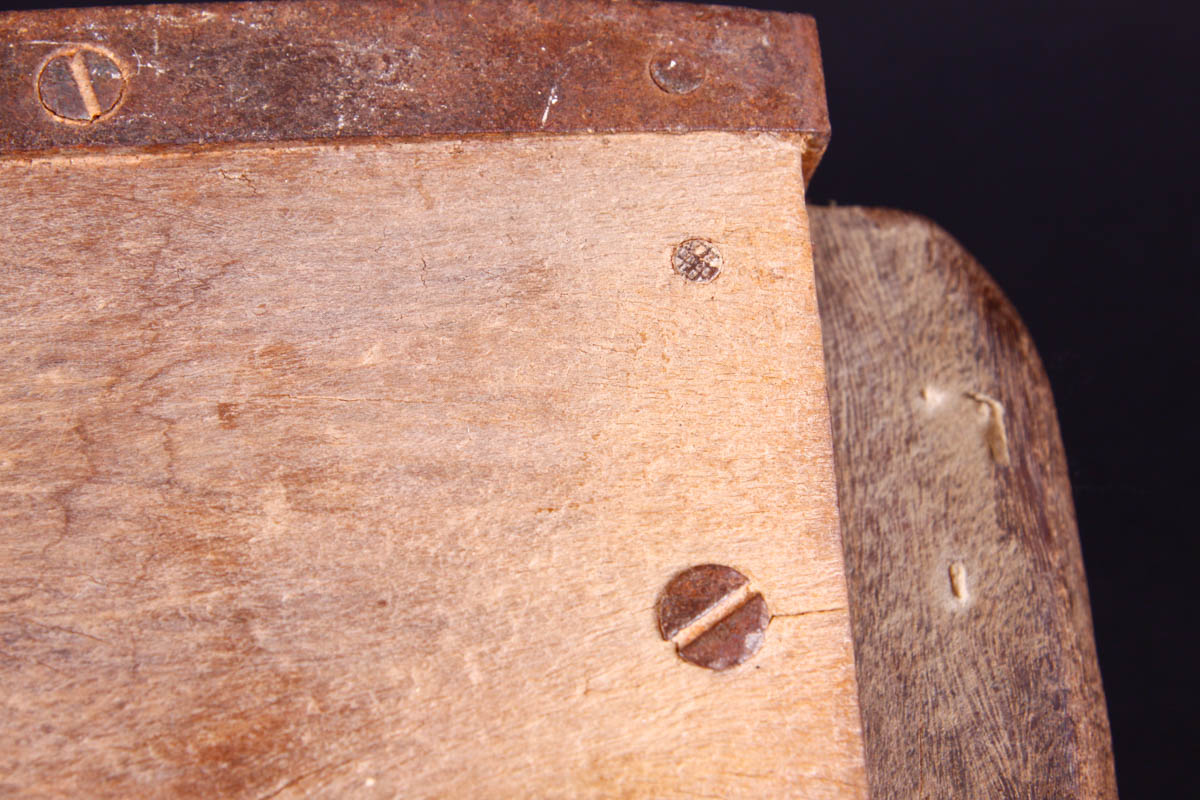 Vintage Brazilian Brick Mold Box with Monogram