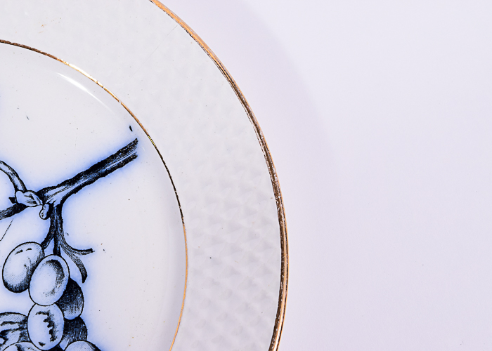 Antique Royal Sphinx P. Regout Maastright Fruit Plates