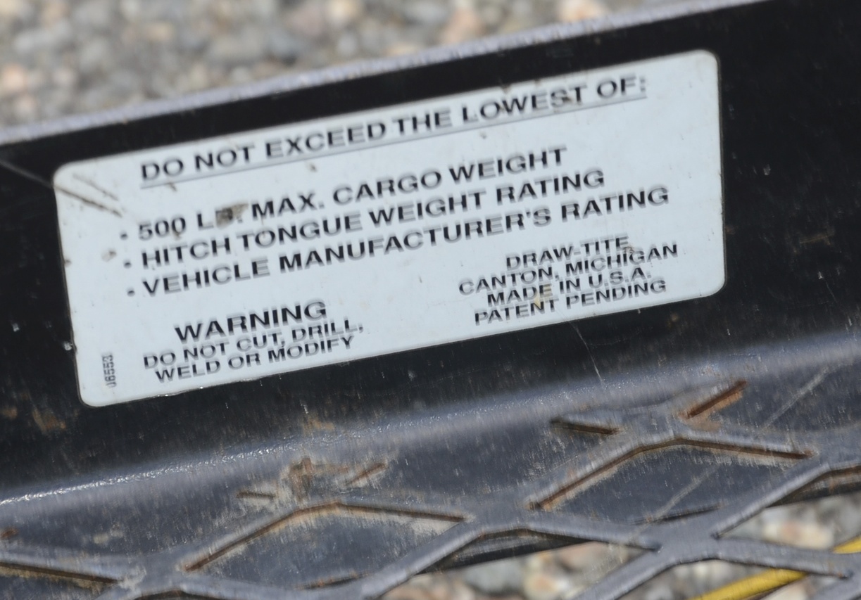 Draw-Tite Trailer Hitch Shelf