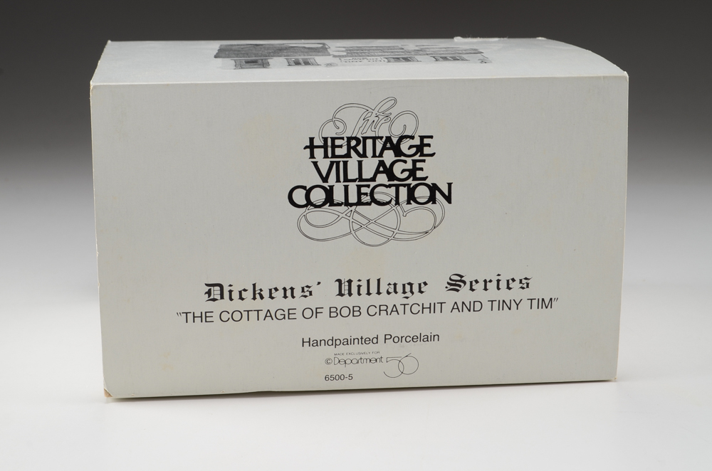 Dickens Village "Bob Cratchit and Tiny Tim Cottage"