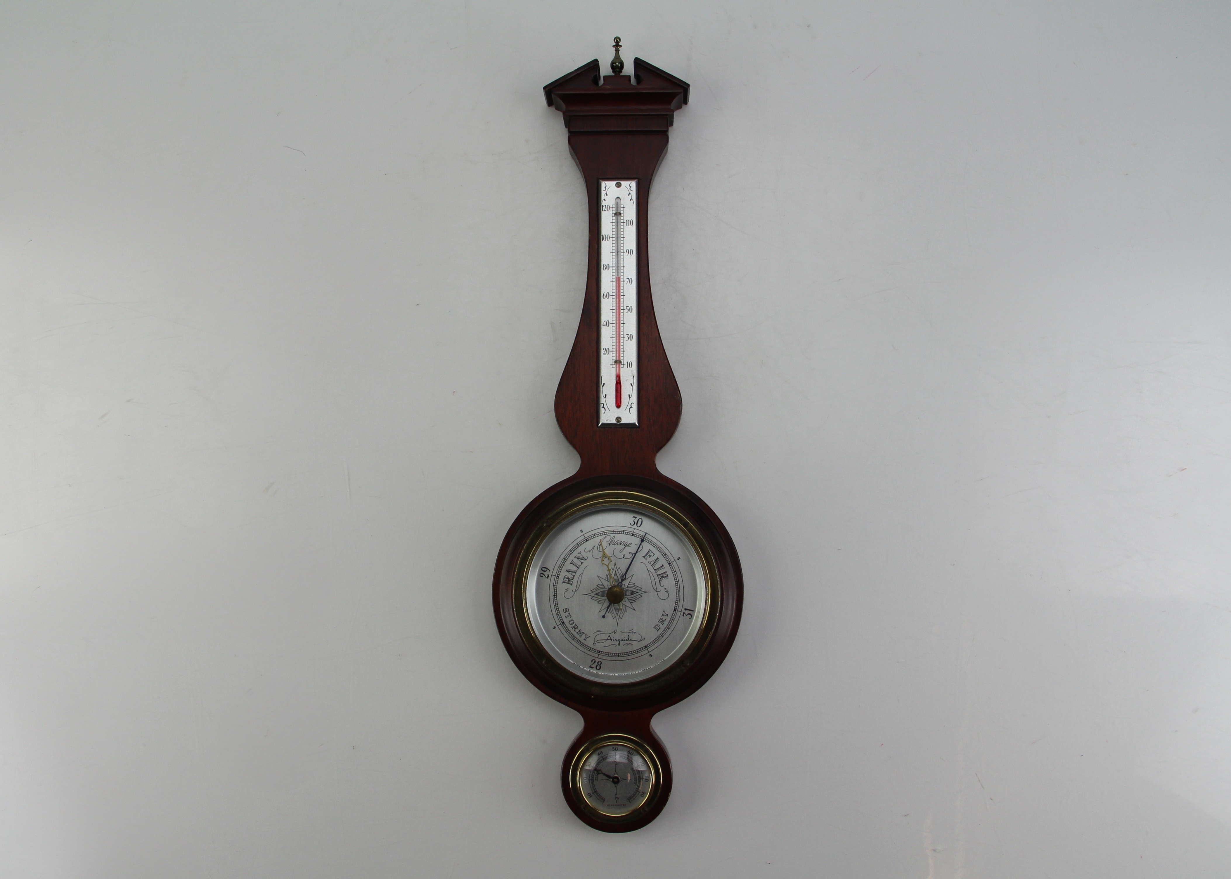 Airguide Barometer in Mahogany