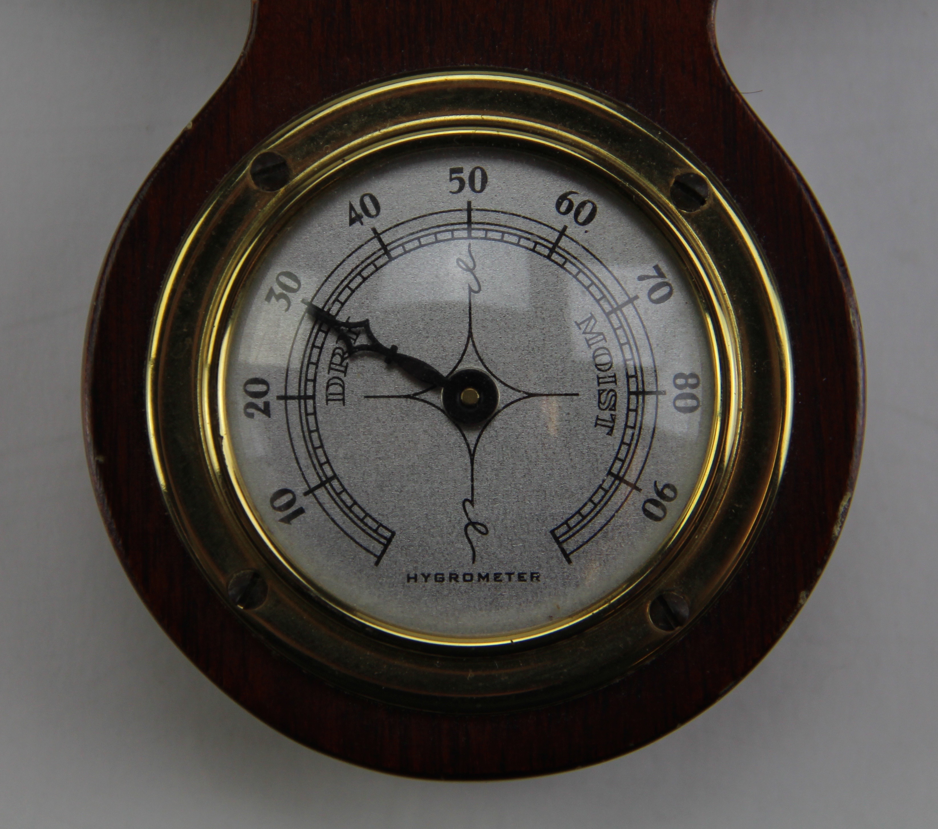 Airguide Barometer in Mahogany