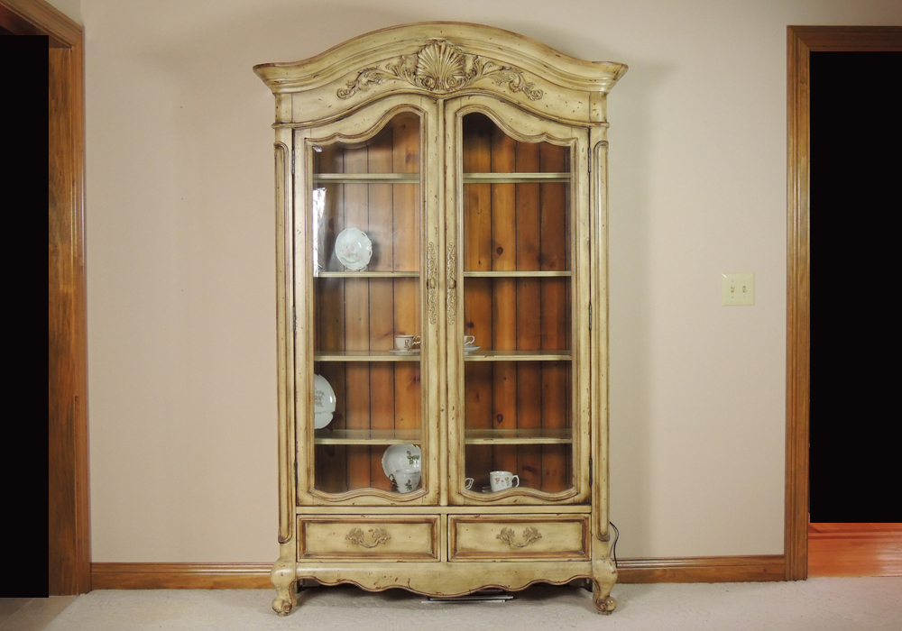 French Country China Cabinet