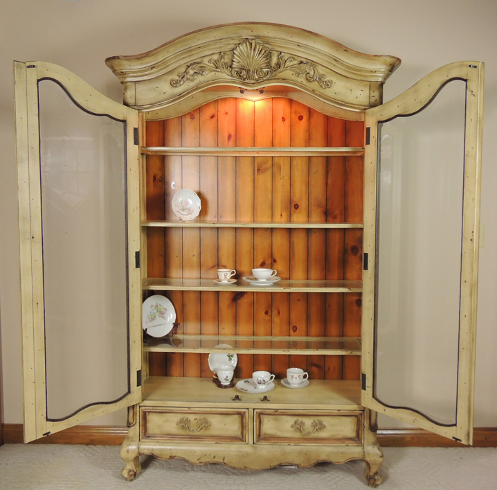 French Country China Cabinet