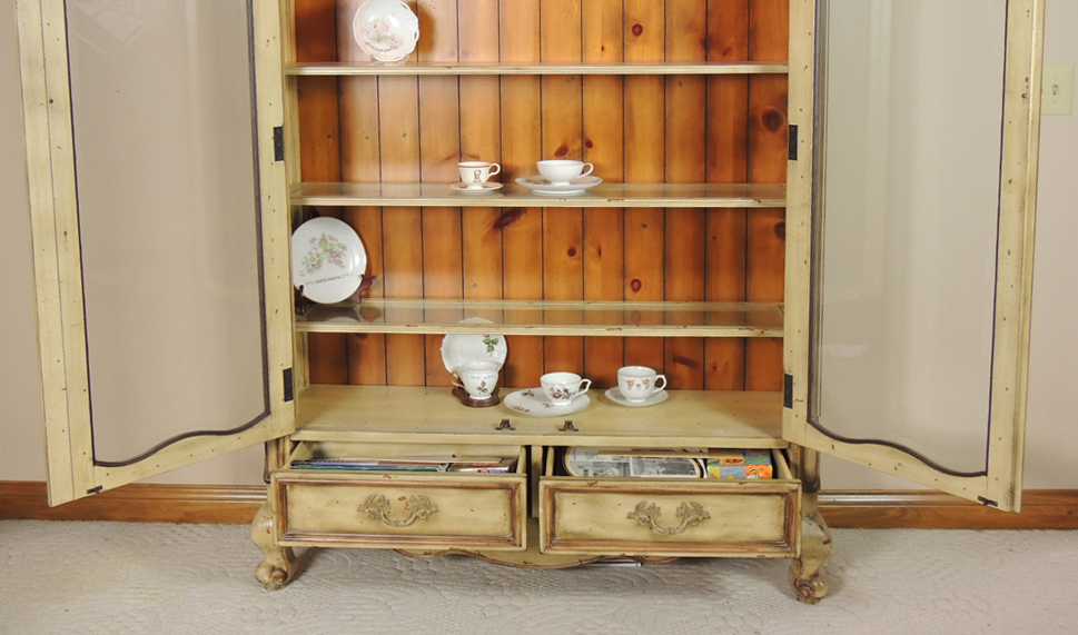 French Country China Cabinet