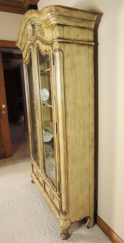French Country China Cabinet