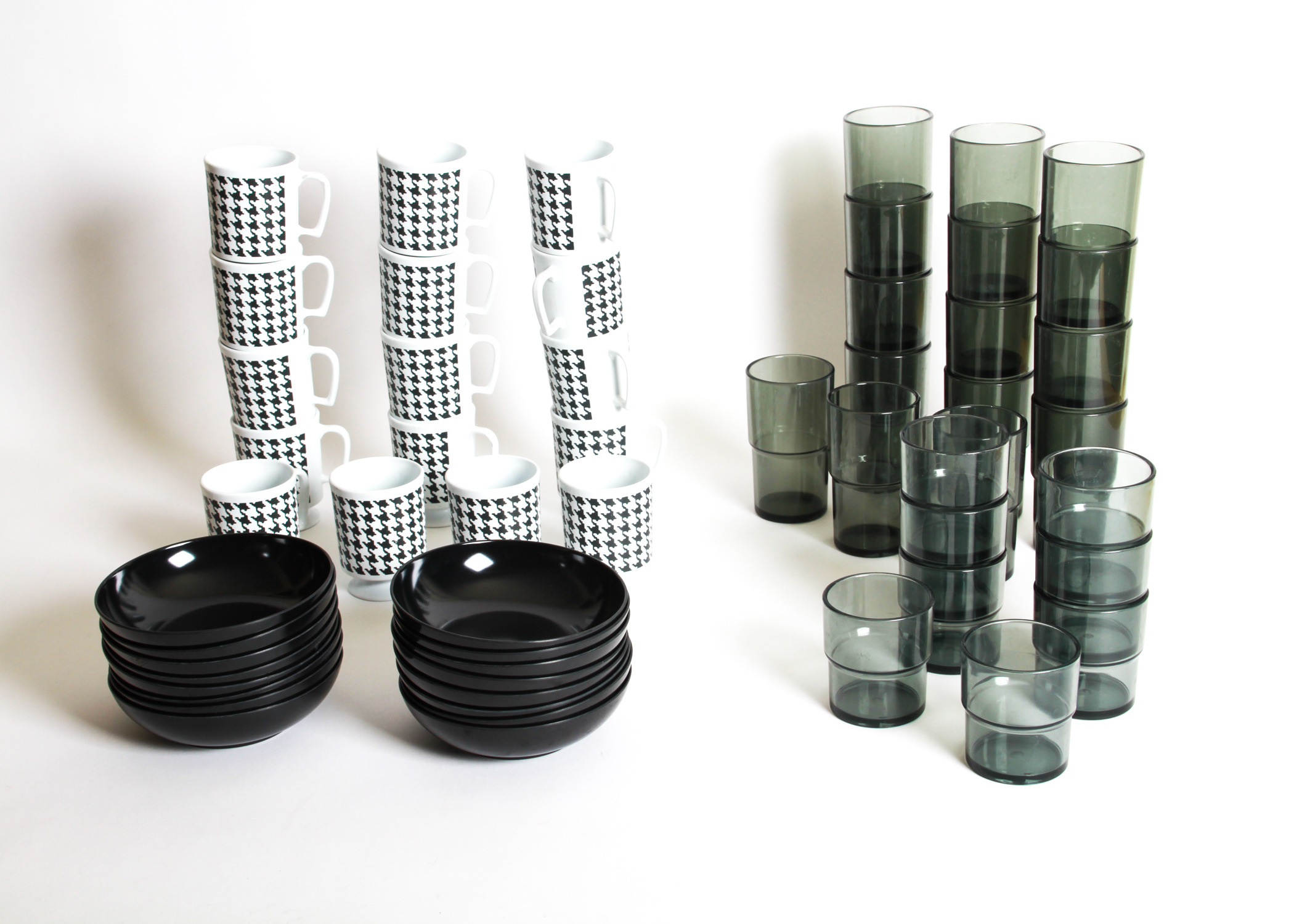 Vintage Melamine Dinnerware Set