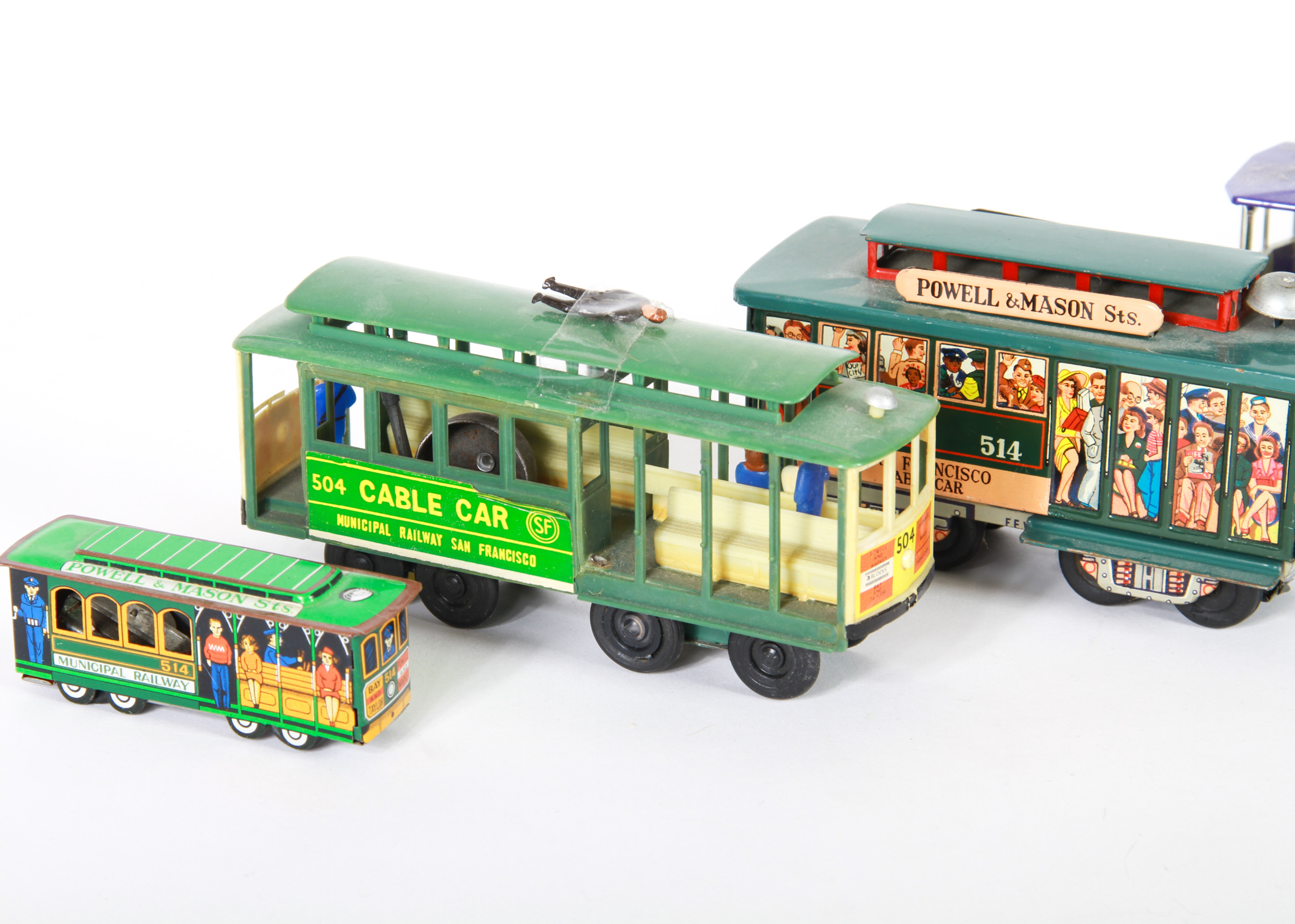 Collection of Vintage Streetcar Models