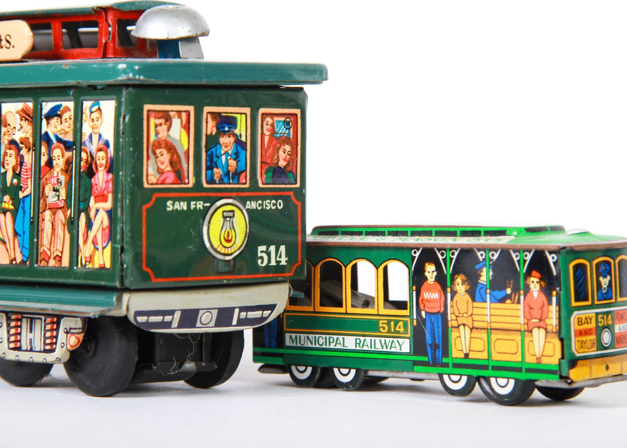 Collection of Vintage Streetcar Models