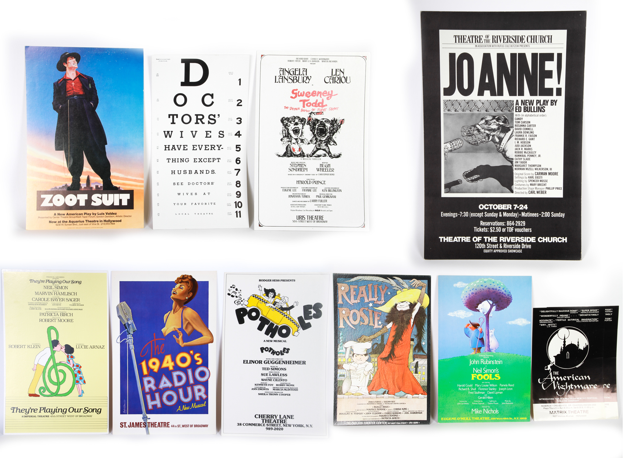 Collection of Vintage Broadway Posters