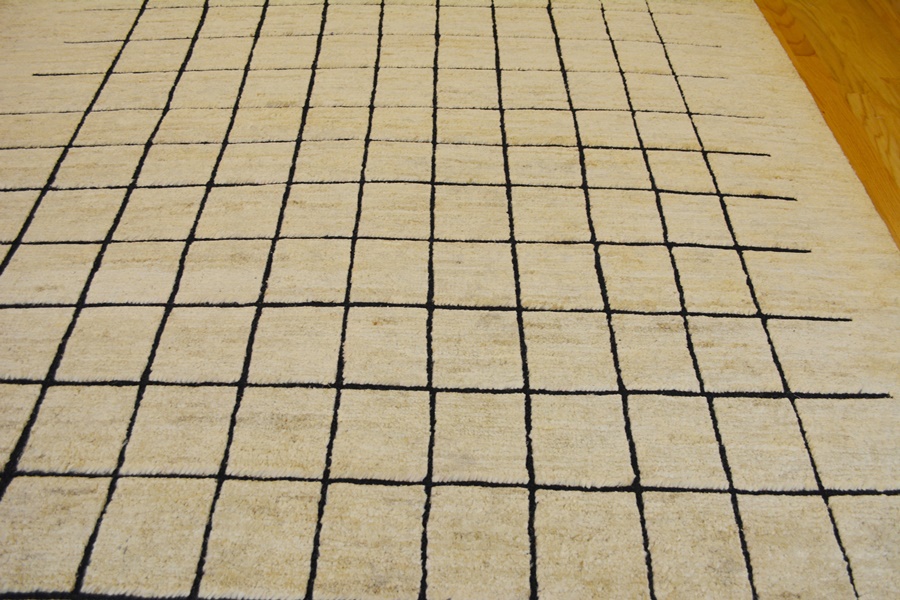 Contemporary Moroccan Style Natural Jute Area Rug