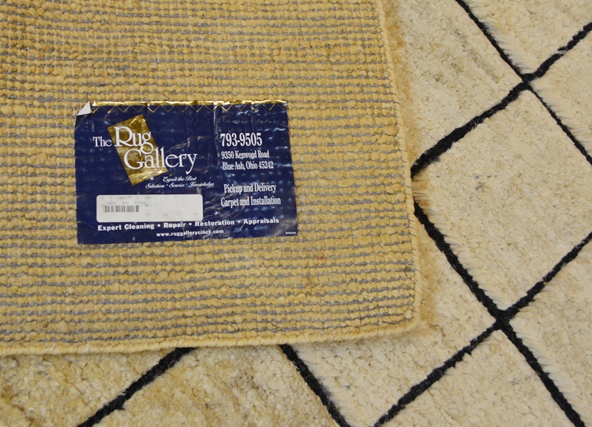 Contemporary Moroccan Style Natural Jute Area Rug