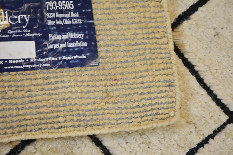 Contemporary Moroccan Style Natural Jute Area Rug
