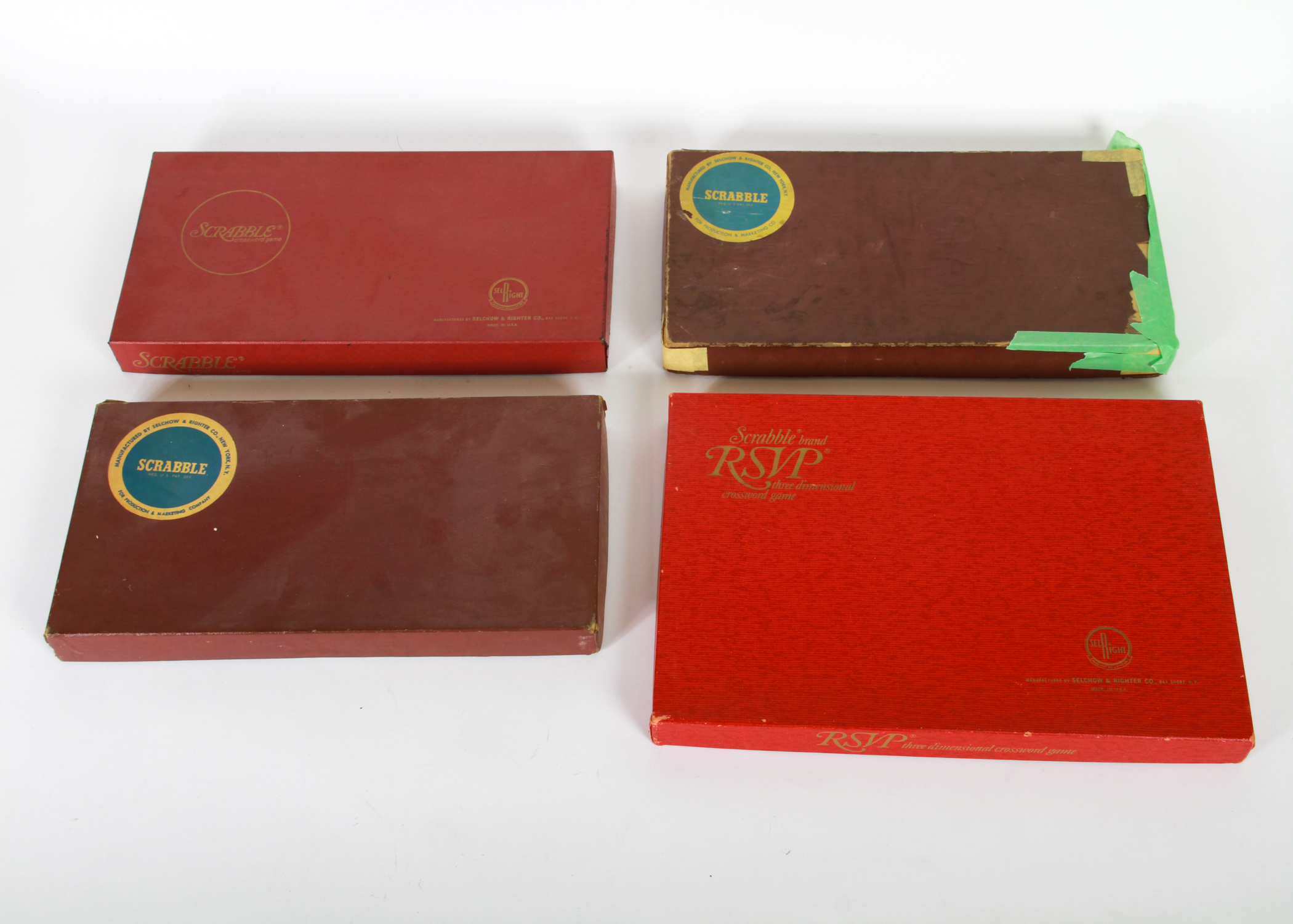 Vintage Scrabble Board Games