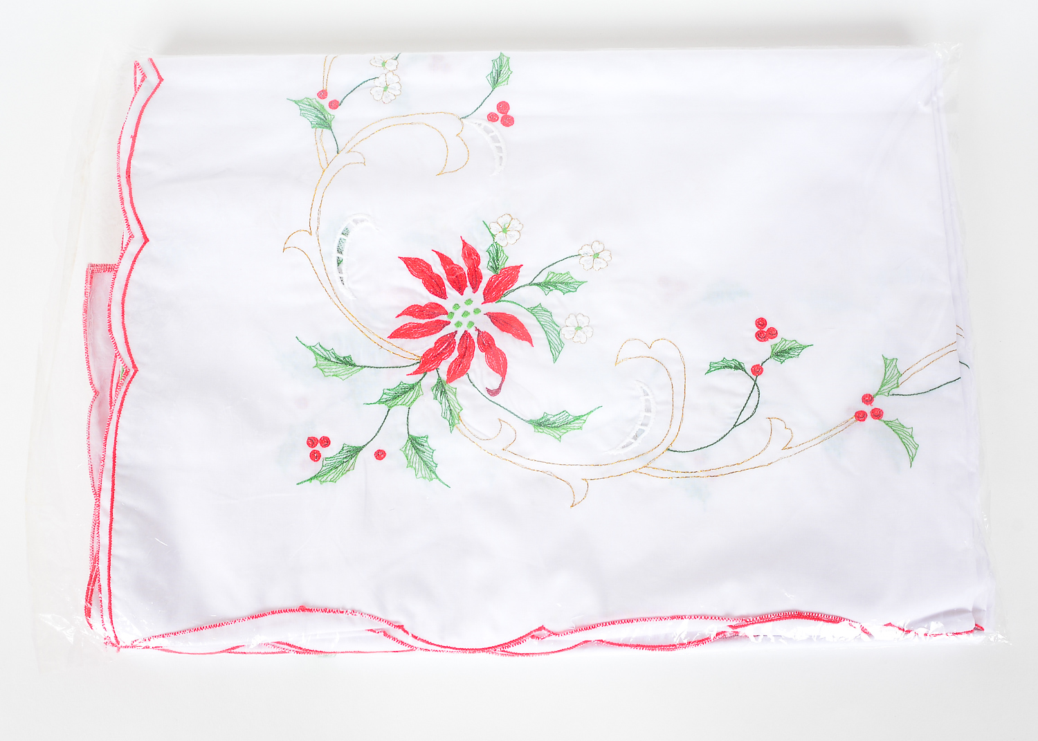 Vintage Christmas Table Linens