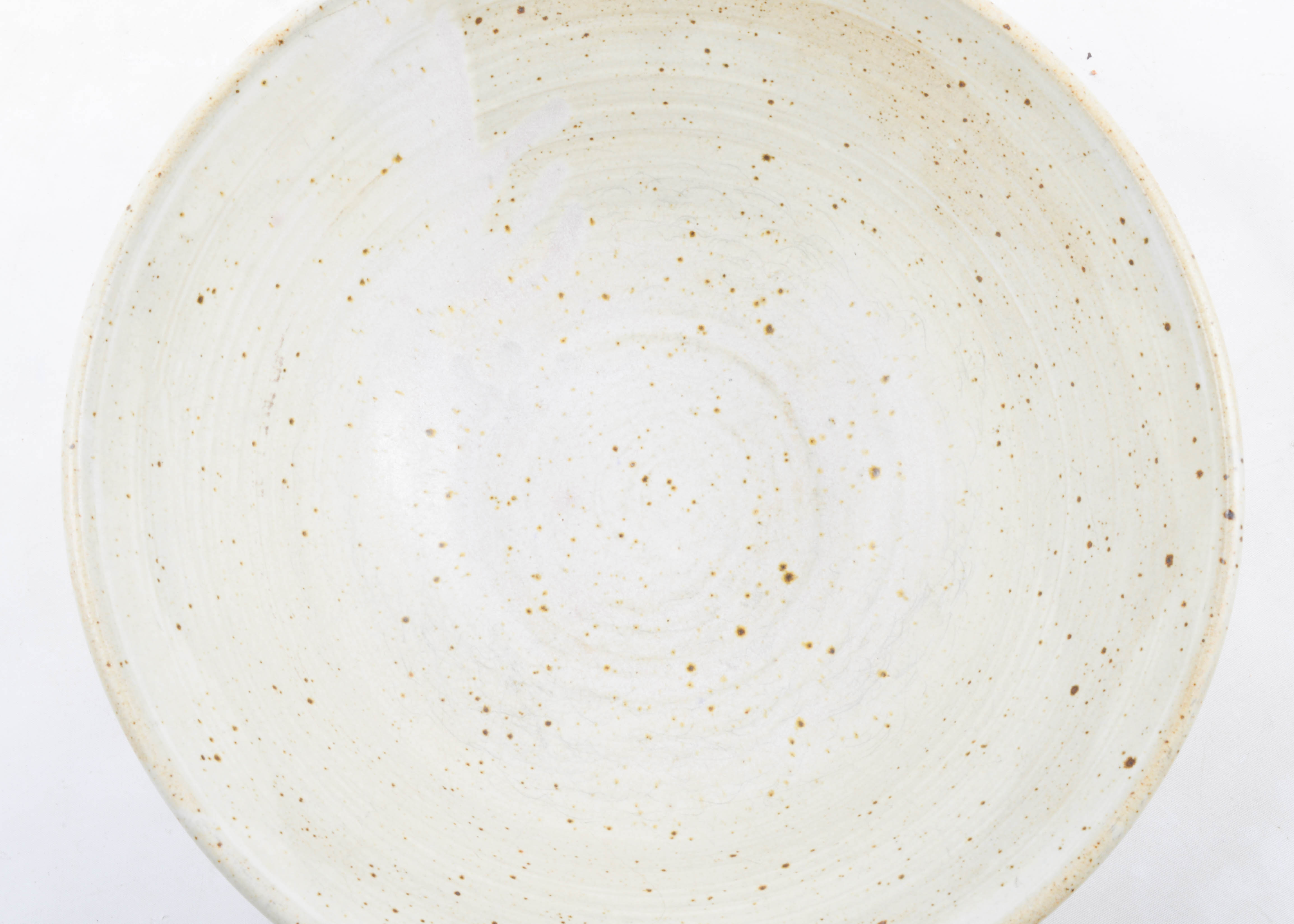 Signed Pueblo Stoneware Bowl with Rabbit Motif