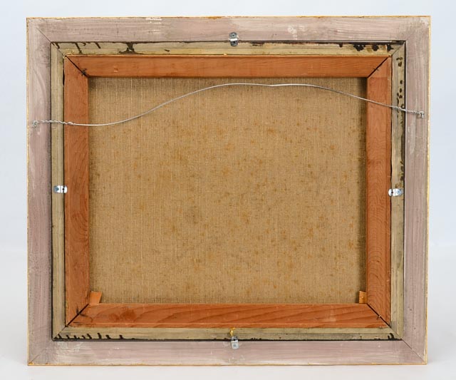 William Gebhardt Oil Painting of Impressionist Landscape