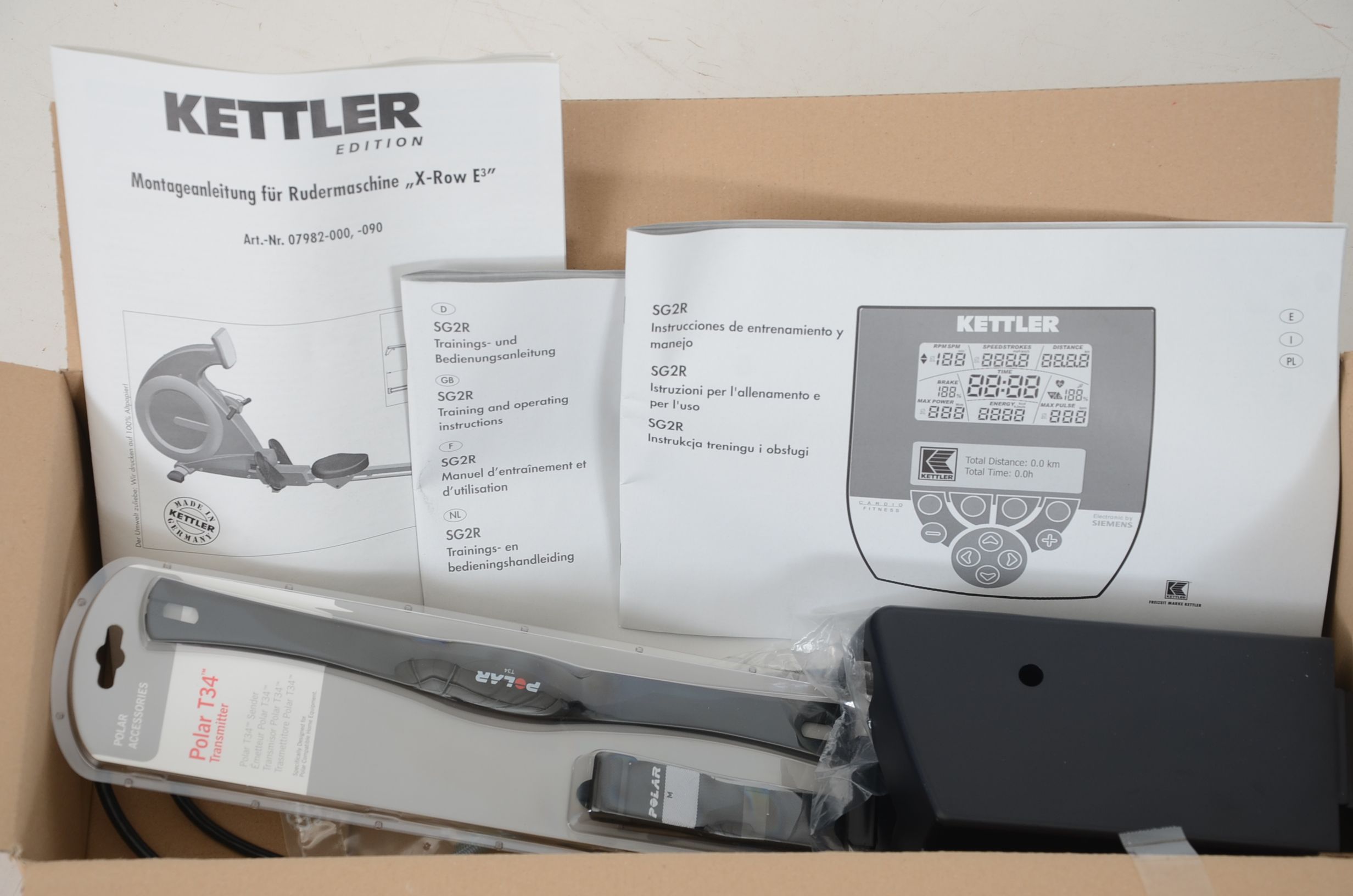 Kettler Ruderergometer X-Rowe E3 Rowing Machine