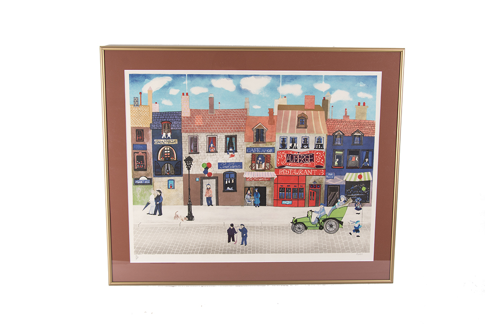 Xavier French Row Watercolor