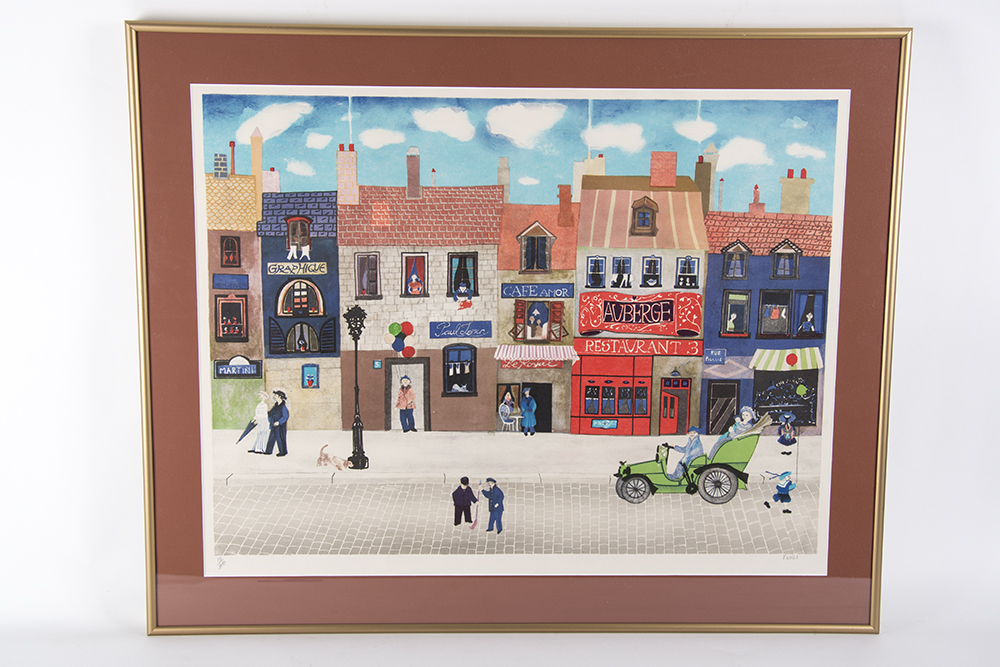 Xavier French Row Watercolor