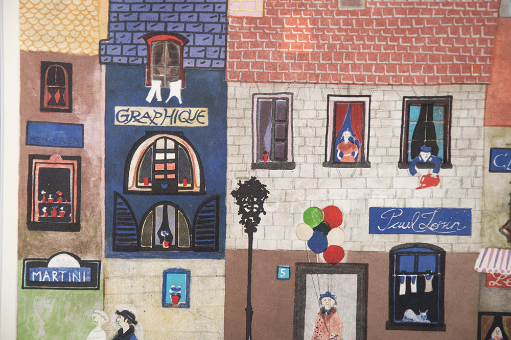 Xavier French Row Watercolor