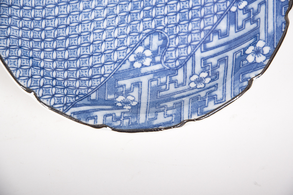 Blue Ceramic Dessert Plates