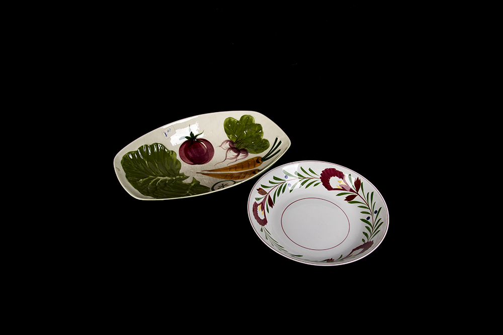 Hand Painted Ceramic Vegetable Bowls