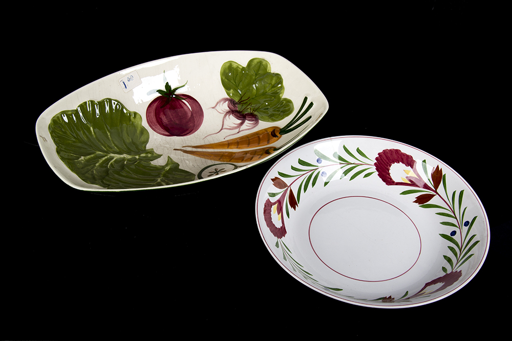 Hand Painted Ceramic Vegetable Bowls