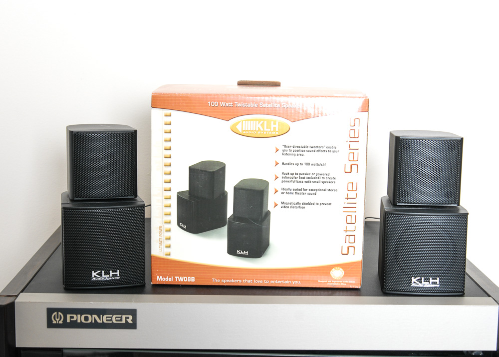 Pioneer Stereo Cabinet and Stereo Equipment