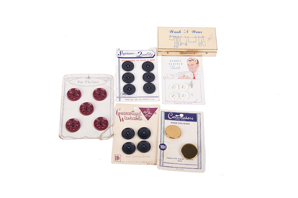 Vintage Wash 'N Wear and Buttons