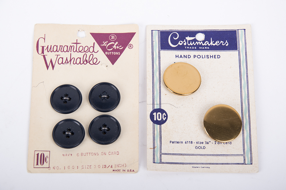 Vintage Wash 'N Wear and Buttons