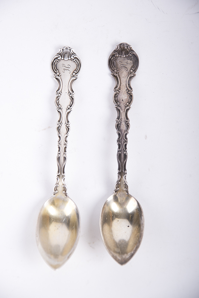 Antique Gorham "Strasbourg" Sterling Silver Spoons