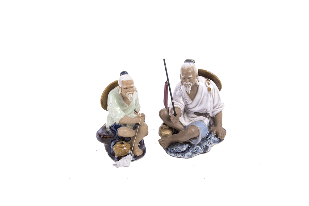 Ceramic Chinese Fisherman